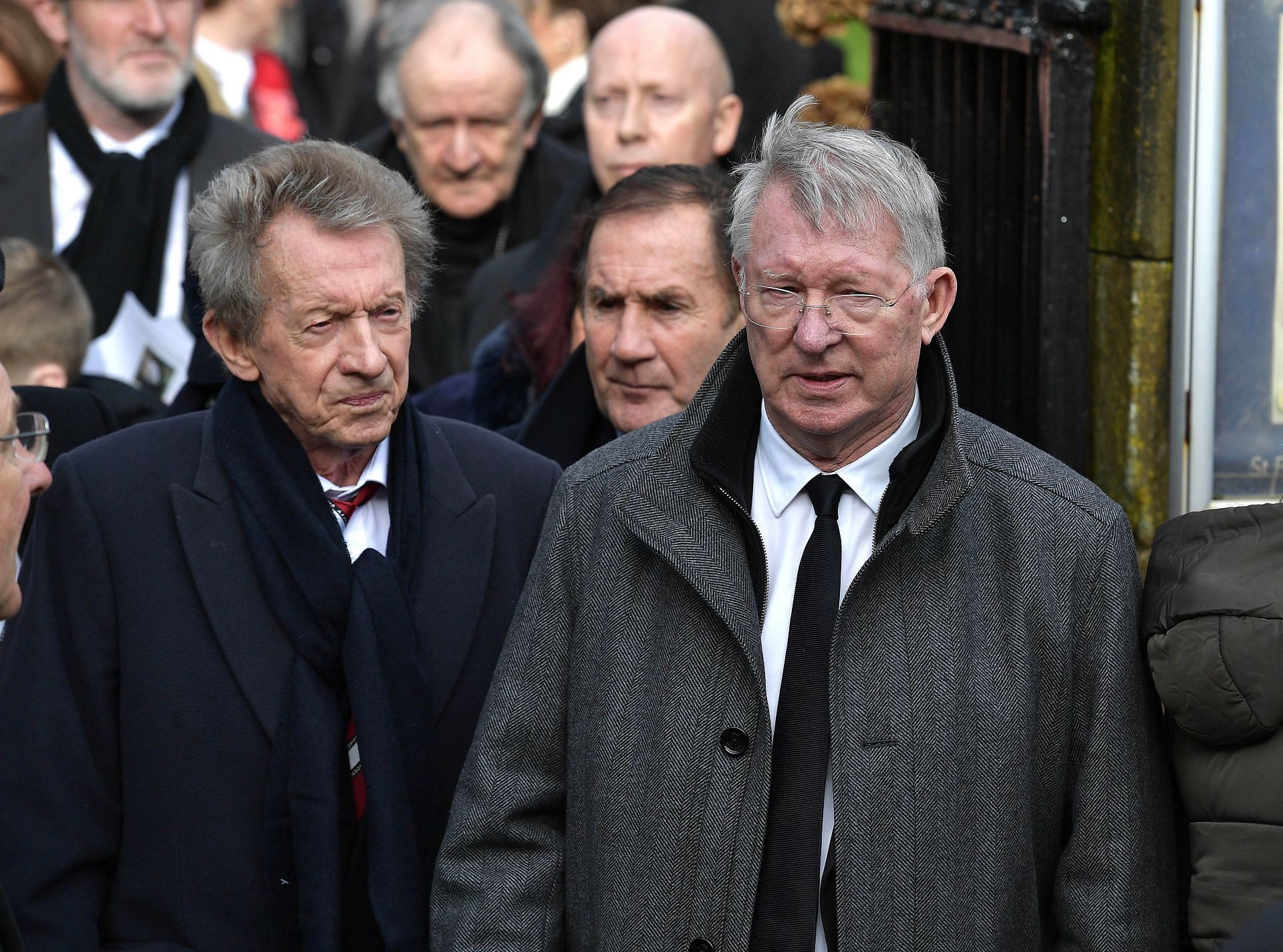 Denis Law with the legendary Sir Alex Ferguson